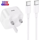 For iPad 11th Gen A16 2025 USB-C PD Fast Charger Adapter Folding Plug/Cable/Lead