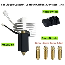 Hotend Kit Brass Nozzle 0.2-0.8mm For Elegoo Centauri/Centauri Carbon 3D Printer