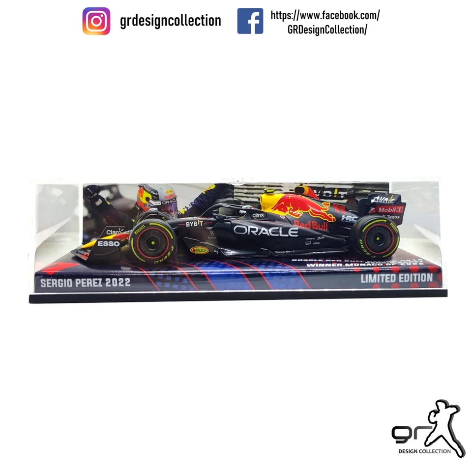 Sergio Perez - Red Bull RB18 - F1 Winner Monaco GP 2022 / BURAGO / 1:43 - Immagine 2 di 4