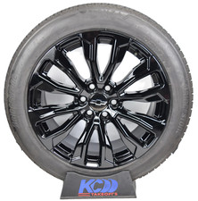 22 Chevy Silverado Tahoe Denali Replica Gloss Black Wheels Rims Tires 22 Chevy Silverado Tahoe Denali Replica Gloss Black Wheels Rims Tires