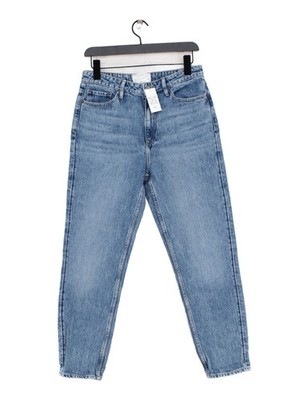 Fat Face Damen Jeans UK 10 Blau 100% Baumwolle Mom