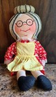 VINTAGE 1960's  GRAMMA  RAG DOLL ,  16" by Joyce Miller for Sears — photo 1