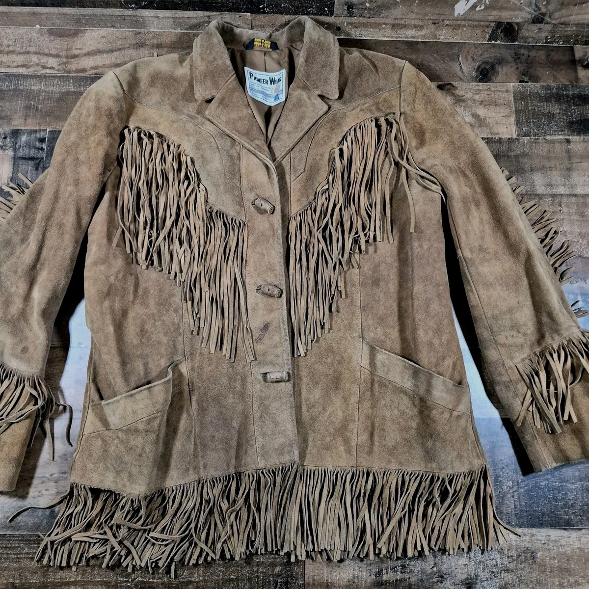Pioneer Wear Brown Leather Vintage Coats, Jackets & Vests for
