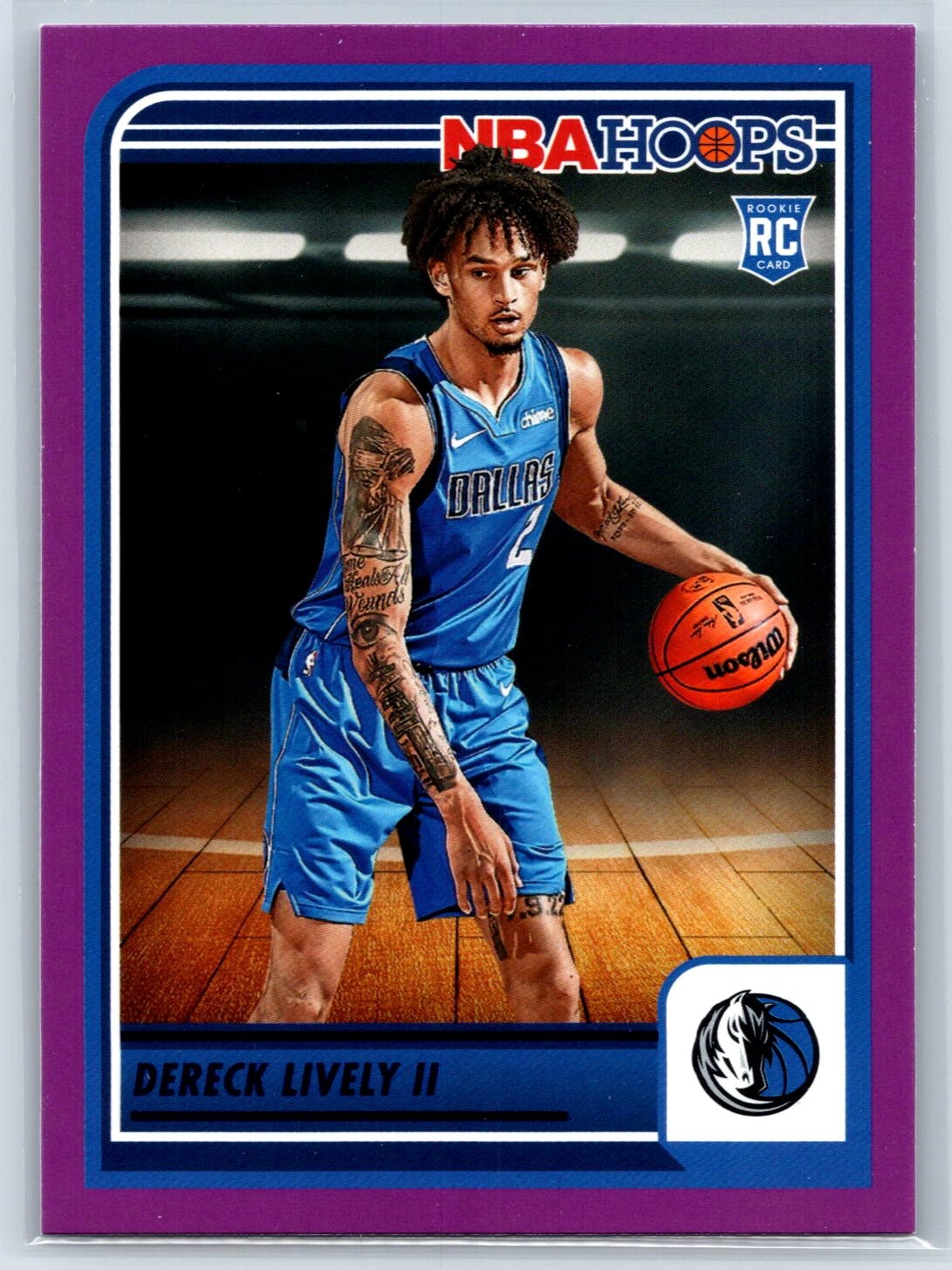 Dereck Lively II 2023-24 Hoops Purple Rookie #241
