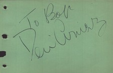 DESI ARNAZ SR. - INSCRIBED SIGNATURE