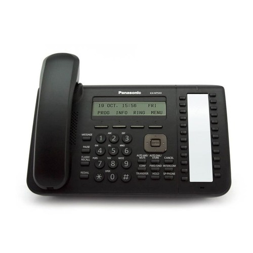 Panasonic KX-NT543-B 24-Buttons IP Display Phone TESTED by Certified Pana Tech