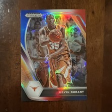 Panini Prizm Draft Picks Kevin Durant #52 Red White & Blue Prizm Texas Longhorns