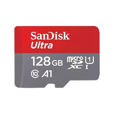 SanDisk Ultra microSDXC 128GB Mobile + SD Adapter 140MB/s A1 Class 10  #1907281