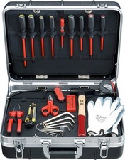 Valigia Dotata Con Attrezzi Da Elettricista ( Intercable Cod. Ao0108 )