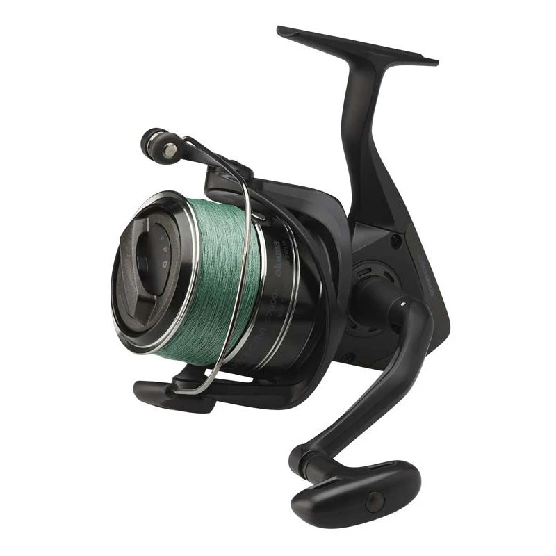 Okuma Big Bomber 7000 Spod Reel Pre-loaded Braid Carp Spod Spomb Marker