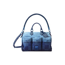 LOUIS VUITTON SpeedyOutdoor BANDOULIÈRE 40 Damier Pigment Handbag Blue