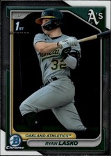 2024 Bowman Chrome Prospects #BCP-105 Ryan Lasko Oakland Athletics