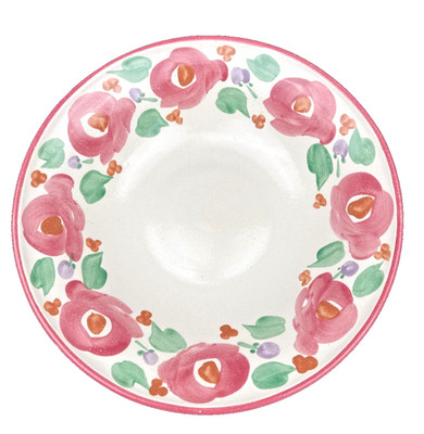 1986 Fiorware Jardinware Winterberry 12  Serving Bowl Zanesville Ohio USA