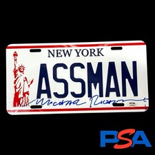 Michael Richards Signed Assman License Plate PSA/DNA COA Kramer Seinfield Rare