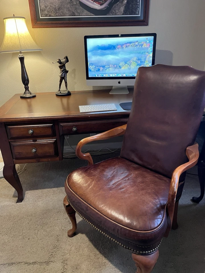 Thomasville Ernest Hemingway Collection – Desk, Chair, Lamp & Golf Statue Set - Image 2 of 3