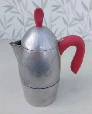 Vintage Guzzini Zaza Mokkakanne Designed by Angeletti & Ruzza 1999 Made in Italy