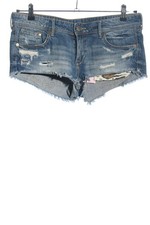 H&M Shorts Damen Hose Gr. DE 40 blau Casual-Look