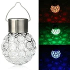 Waterproof Solar Power Outdoor Garden Camping Hanging LED Ball Lights Noevlty