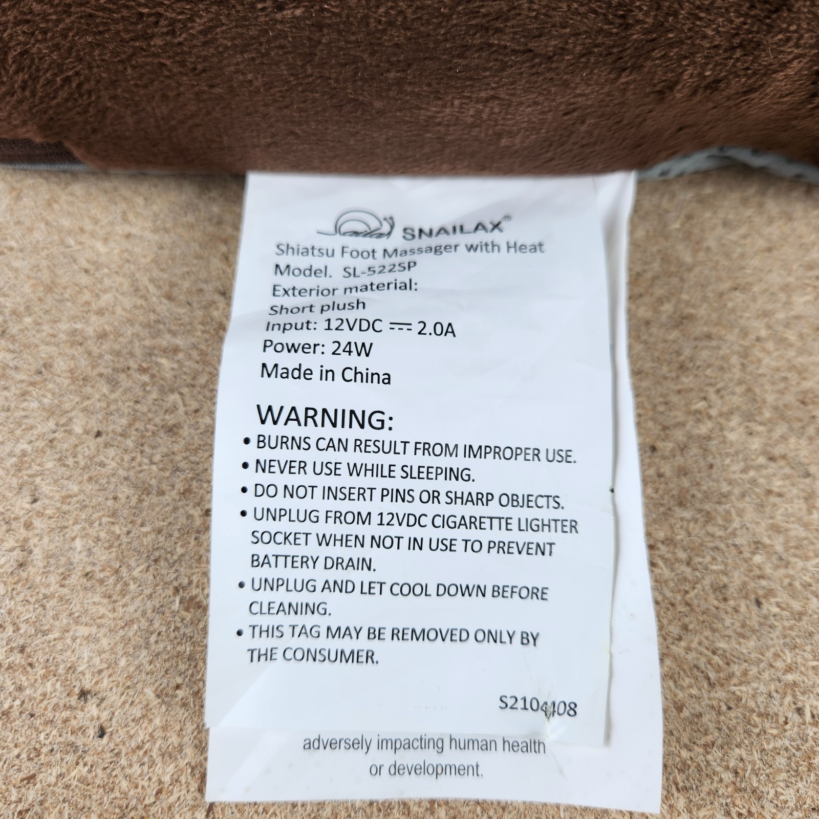 Snailax SL-522SP 2-in-1 Shiatsu Foot And Back Kneading Feet Massager With Heat