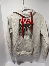 NASA Hoodie Space Shuttle Heather Gray
