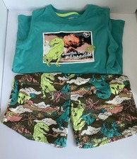 Youth Boy Cat  Jack Sleeveless Top Short Pajamas Set Size XL