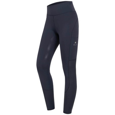 E.L.T Nachtblau 42 Reitleggings Damen Full-Grip Hanna Mesh High Waist