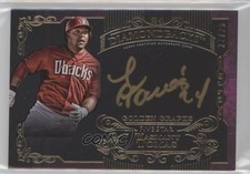 2015 Topps Five Star Golden Graphs Purple /25 Yasmany Tomas #GG-YT Auto 03hd