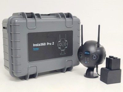 Insta360 Pro 2 with 2 x Rechargable Batteries, Charging Cradle and Hard Case