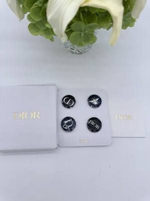 Christian Dior Novelty Limited Pin badge Set of 4 Brooch Logo | eBay