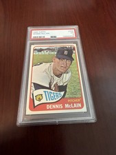 1965 Topps #236 Denny McLain Rookie Card. PSA 5 EX. rookie card picture