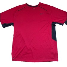 Nike Dri-Fit T-Shirt Athletic for Men Crew Neck Short Sleeve  Work out Tee
