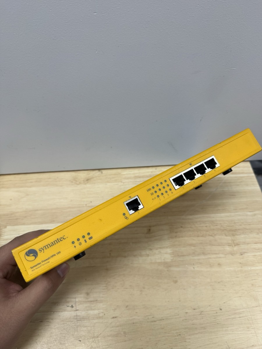 Symantec 16-95-00031 Firewall VPN Model 100 4 Port Router #F6 | eBay