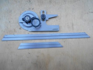 RSK PROTRACTOR, WITH 6" AND 12" BLADES , MADE IN JAPAN
