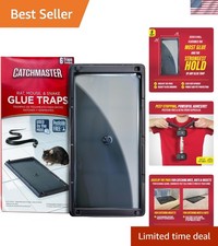 6-Pack Large Glue Traps for Mice, Rats  Snakes - Odorless Pest Control Solution