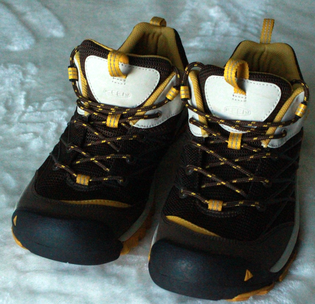 Scarpe da trekking Keen marrone giallo usate uomo 11 5M