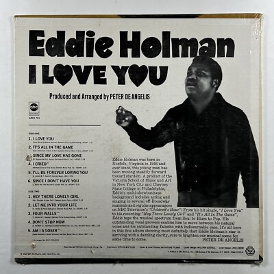 USオリジナル盤 Eddie Holman I Love You ABC 701 Eddie Holman – I Love You | Releases | Discogs