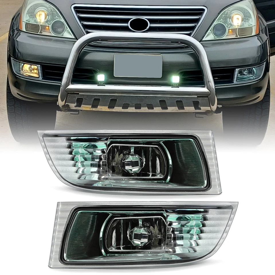 Par de luces antiniebla de parachoques luces de conducción con burbujas para Lexus Gx470 2003-2009 LX2593105 Foto 3 de 4