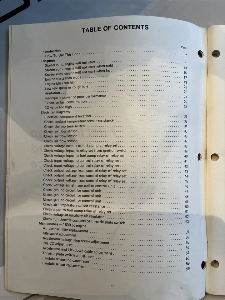 Guia técnico de diagnóstico e manutenção de injeção de combustível Fiat 1981 - Imagem 4 de 4