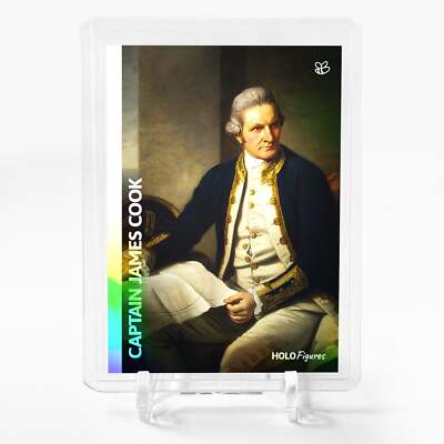 CAPTAIN JAMES COOK Official Portrait Captain Cook Trading Card ...