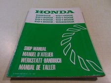 Manuel d atelier GROUPE ELECTROGENE  HONDA EG850Z EG1000Z EG1900Z ..... de  1982