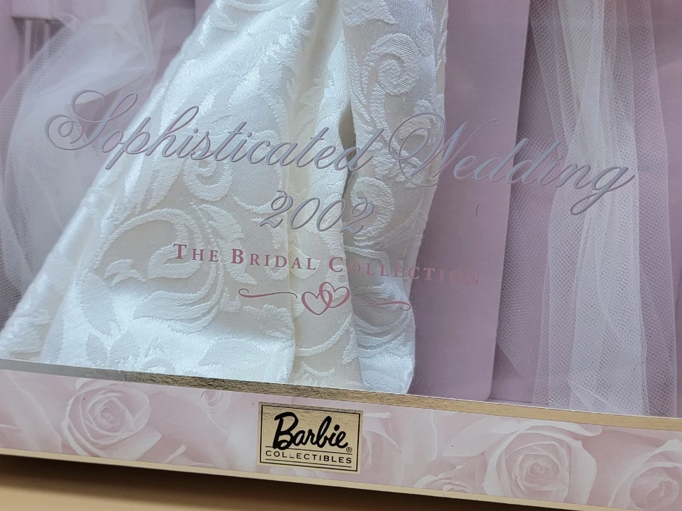 Barbie AA Sofisticada Boda Mattel 2001 #53371 tercera en Serie Nupcial NRFB Foto 4 de 4