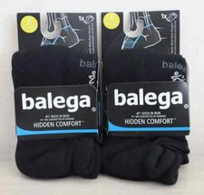 Balega 8025/0300S/300097 Unisex Sz Small Black Hidden Comfort No Show Socks
