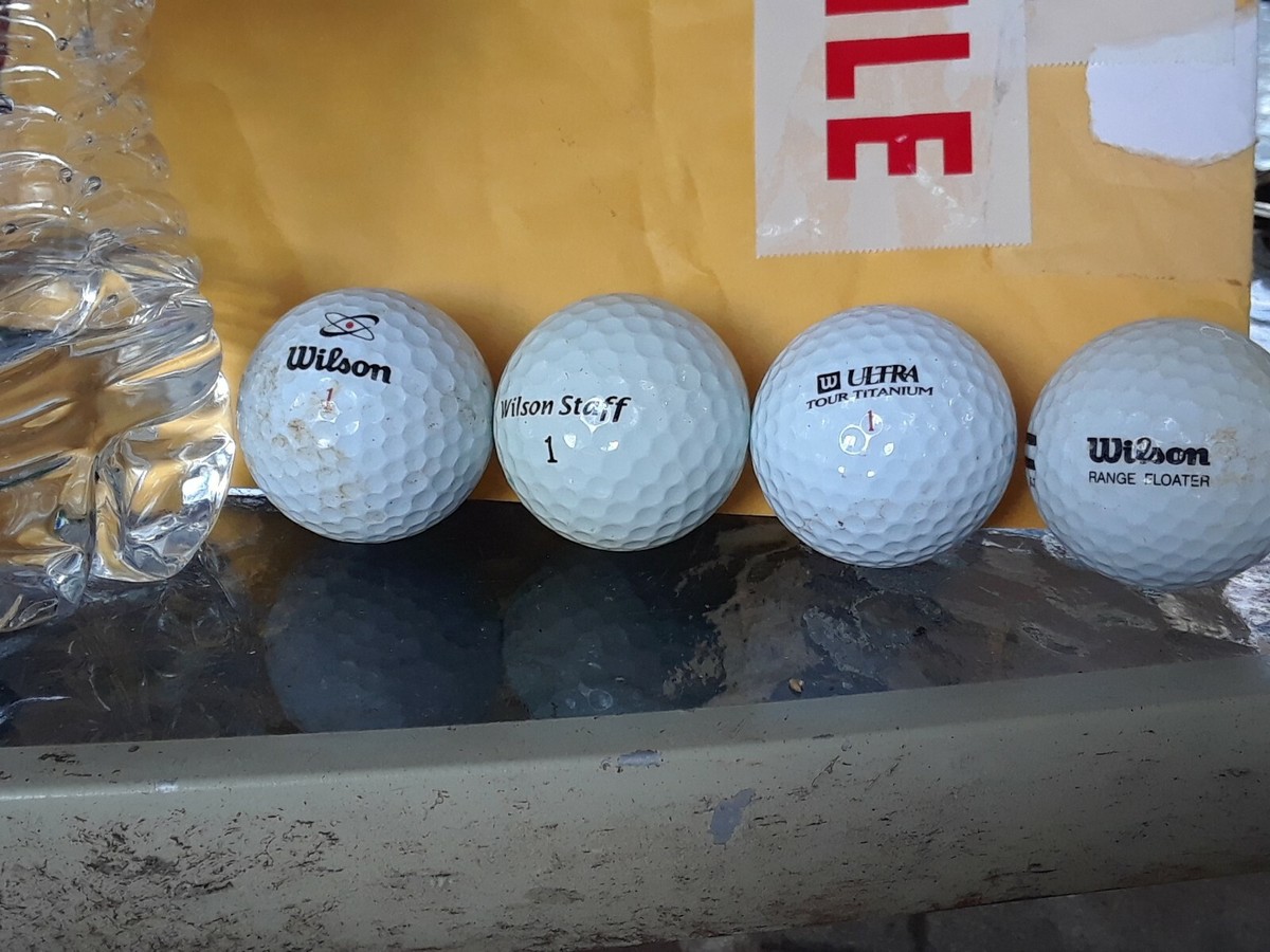 Wilson ゴルフボール 3個セット Wilson- 3 Golf Balls & 1 Range Floater | eBay