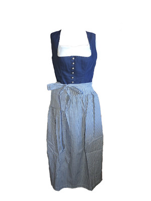 Dirndl Lorena Midi Dunkelblau Gr. 36