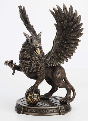 Veronese Design 9 5/8 Inch Legendary Guardian Griffin Celtic Knot Platform Re...
