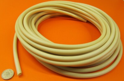 Santoprene TPV Tubing Shore 73A Natural  3/8'' OD x 1/4'' ID x 50 Ft Length