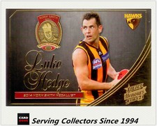 2015 Select AFL Honours Series2 Medal Winners Card MW3 Luke Hodge-Norm Smith