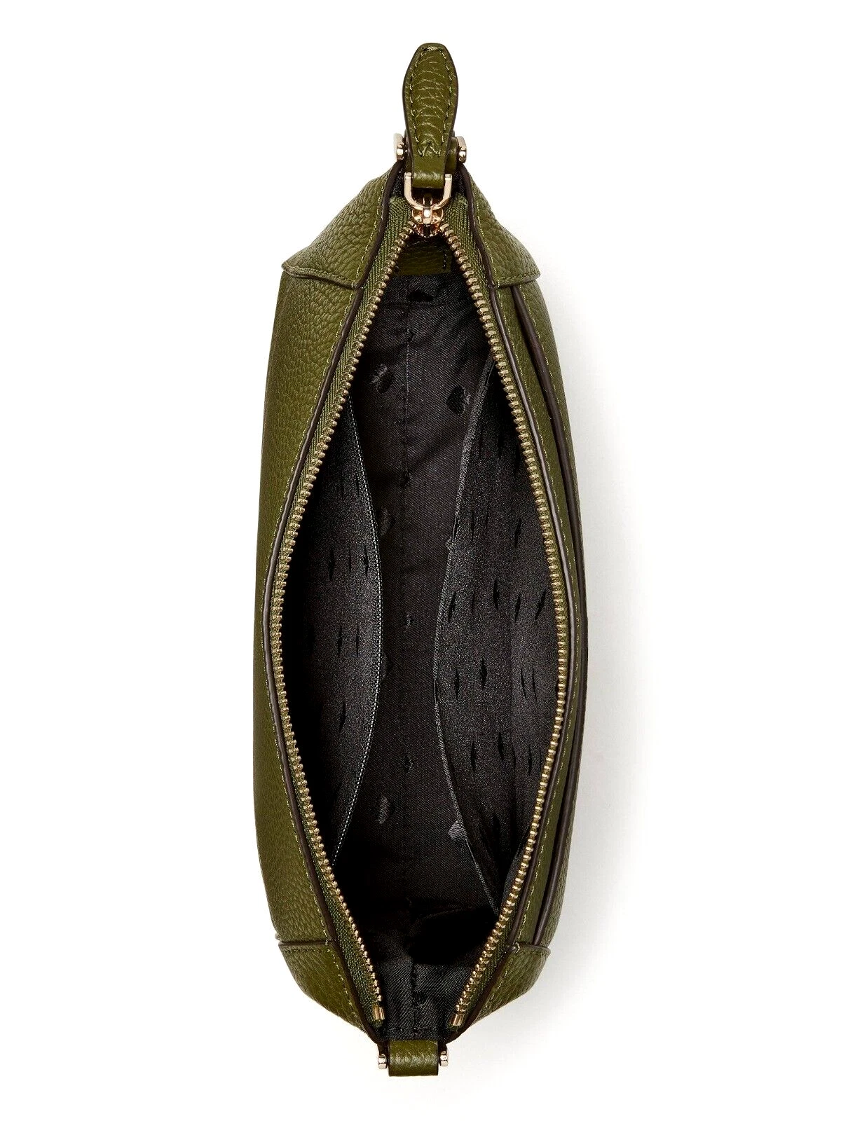 Nuova Kate Spade Monica a tracolla in pelle ciottolata verde incantata con sacchetto antipolvere