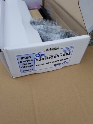 Auto Door Closer Matt Black Bronze Commercial Pdq Manufacturing 5301bcds-693