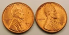 1946 & 1946 S Lincoln Wheat Cents Unc